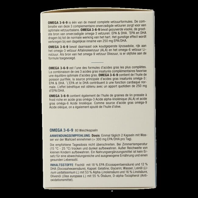 Vianatura omega 3-6-9 80 Capsules