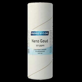 Nova Vitae Nano / Or colloïdal 10 ppm 100 millilitres