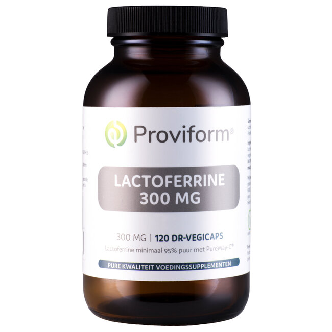 Lactoferrine puur 300mg + pureway-C 120 Vegetarische capsules