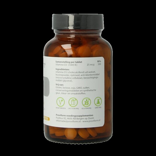Vitamine D3 25 mcg (1000IE) 300 Tabletten