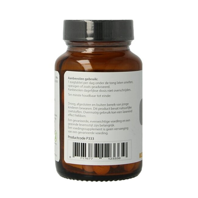 Vitamine B12 5000mcg methylcobalamine 120 Zuigtabletten