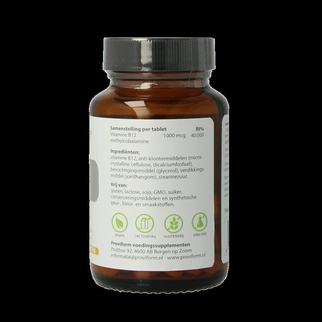 Vitamine B12-1000mcg TR methylcobalamine 90 Tabletten