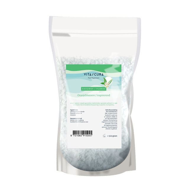 Magnesium zout flakes oranjebloesem 500 Gram