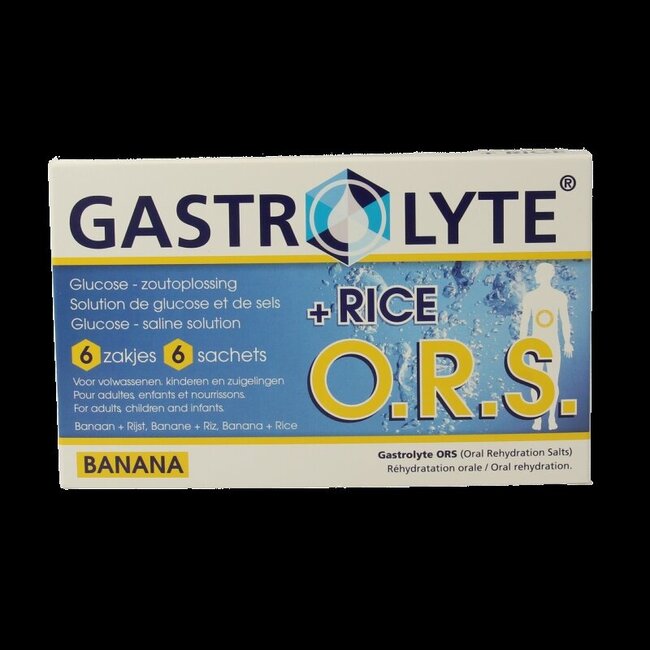 O.R.S. rijst/banaan 6 Sachets
