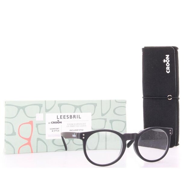 Leesbril Kensington black matt +1.5  1 Stuks