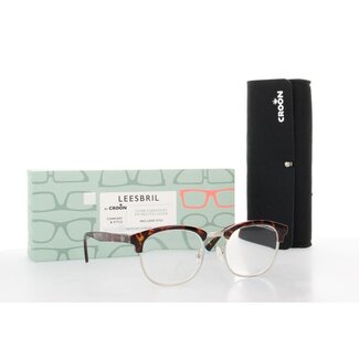 DA Leesbril Berlin Havanna brown +1.5  1 Stuks