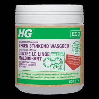 HG Eco wasmiddeltoevoeging stinkend wasgoed 500 Milliliter