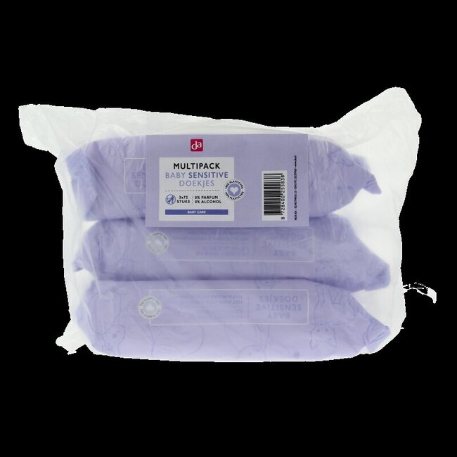 Baby doekjes sensitive multipack 216 Stuks