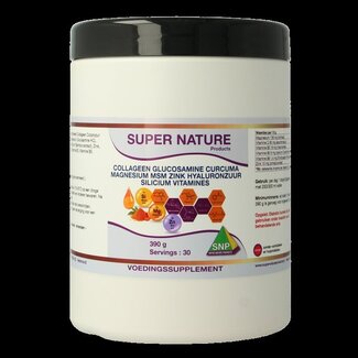 SNP Collageen glucosamine curcuma magnesium MSM 390 Gram