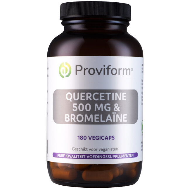 Quercetine 500mg & bromelaine 180 Vegetarische capsules