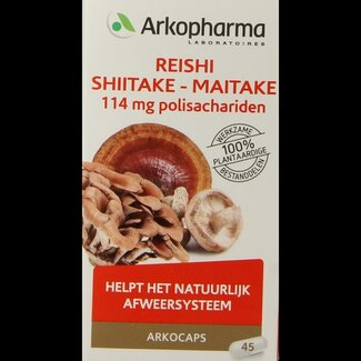 Arkocaps Reishi shiitake maitake bio 45 gélules