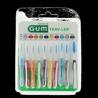 GUM Trav-ler brossettes interdentaires multipack 10 pièces