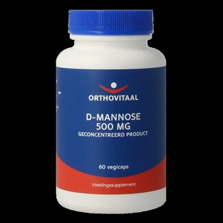 OrthoVitaal D-Mannose 500mg 60 Vegetarische capsules