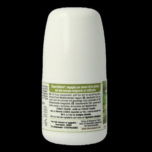 Déodorant roll-on peaux sèches/sensibles bio 50 ml