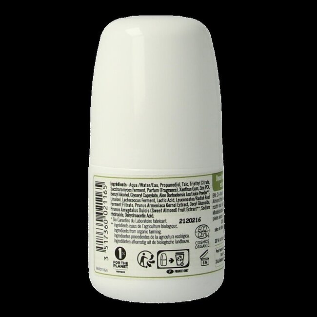 Deodorant roll on droge/gevoelige huid bio 50 Milliliter
