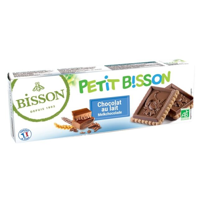 Petit theebiscuit melkchocolade bio 150 Gram