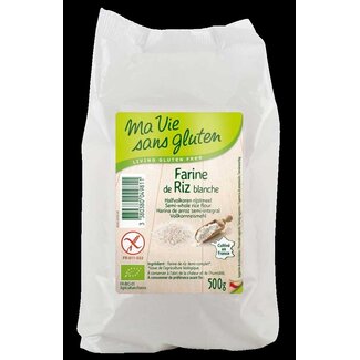 Ma Vie Sans Farine de riz blanche sans gluten bio 500 grammes