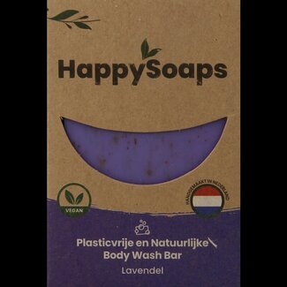 Happysoaps Pain de savon solide Lavande 100 g