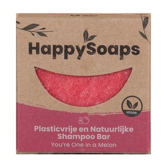 Happysoaps Shampoobar you're one in a melon 70 Gram