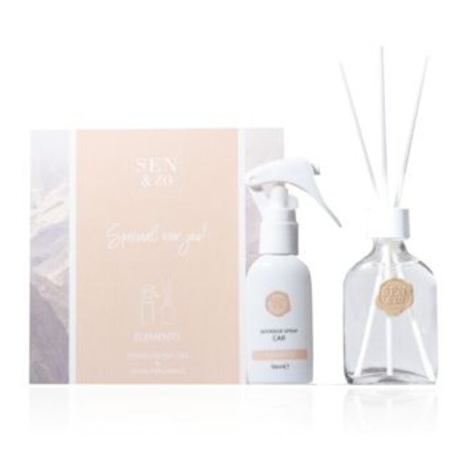 Cadeauset elements homefragrance & carspray  1 Set