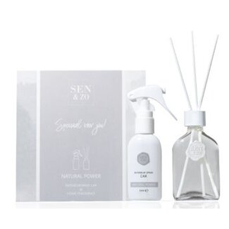 Sen&zo Cadeauset nat power homefragrance & carspray  1 Set
