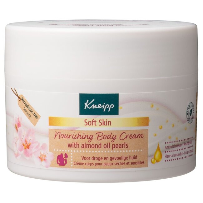Soft skin nourishing body cream almond oil 200 Milliliter