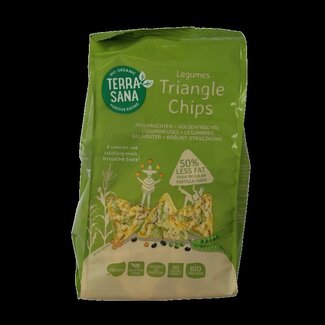 TerraSana Chips triangles aux légumineuses bio 80 g