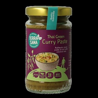 TerraSana Thaise groene currypasta bio 120 Gram
