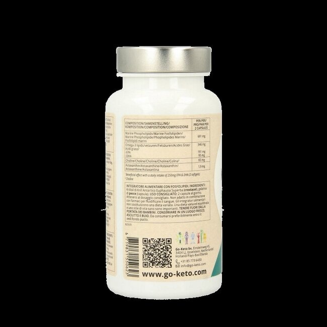 Huile de krill oméga-3 590mg 90 gélules