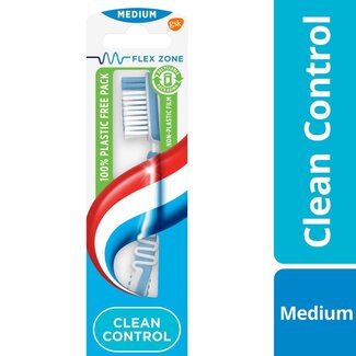 Aquafresh Brosse à dents Clean Control Medium, 1 unité