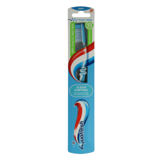 Aquafresh Brosse à dents Clean Control souple 1 pièce