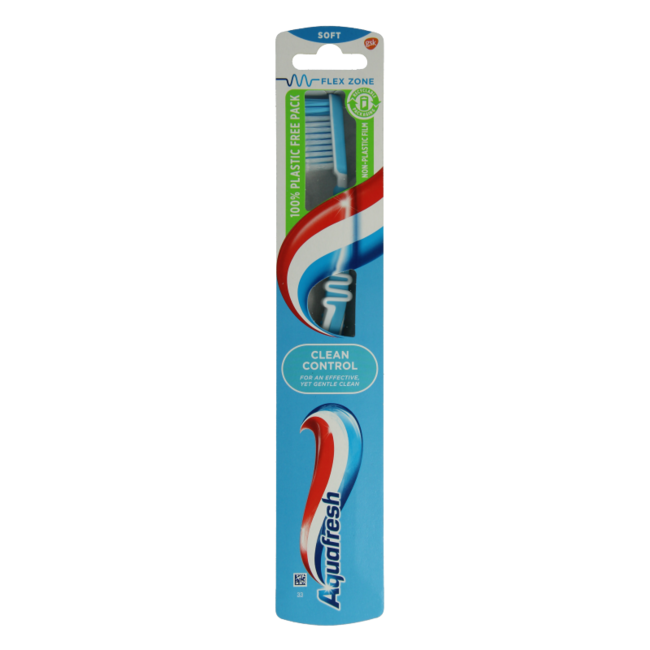 Tandenborstel clean control soft 1 Stuks