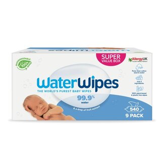 Waterwipes Babydoekjes 9-pak 540 Stuks