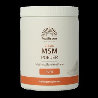 Mattisson Poudre de MSM végane 550 g