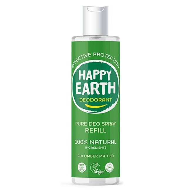 Pure deodorant spray cucumber matcha refill 300 Milliliter