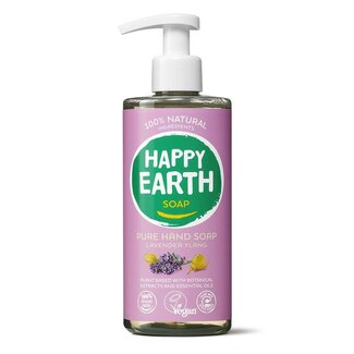 Happy Earth Pure hand soap lavender ylang 300 Milliliter