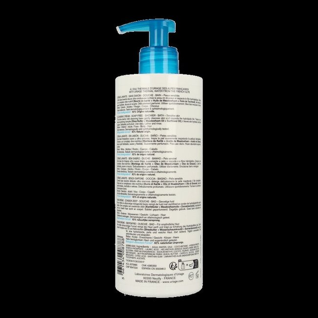 Crème lavante à l'eau thermale 500 ml