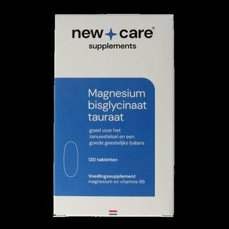 New Care Magnesium bisglycinaat tauraat 120 Tabletten