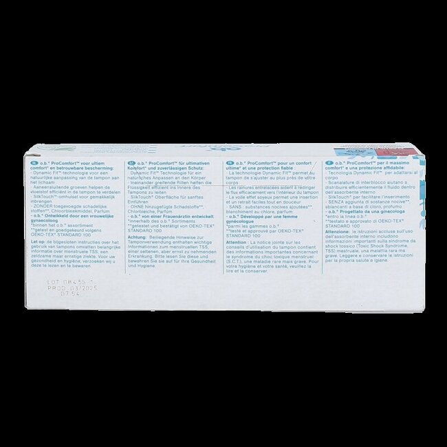 Tampons o.b. ProComfort Super Plus 16 pièces
