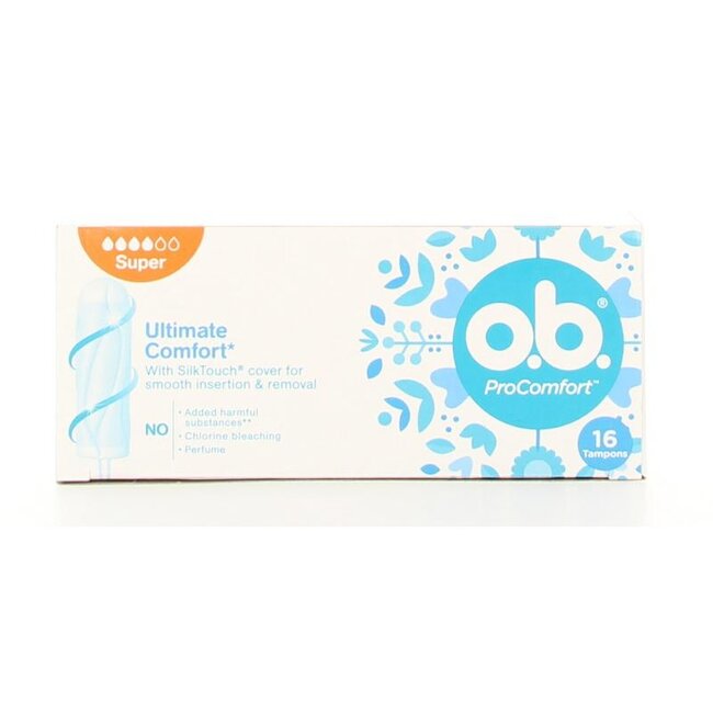 Tampons procomfort super 16 Stuks