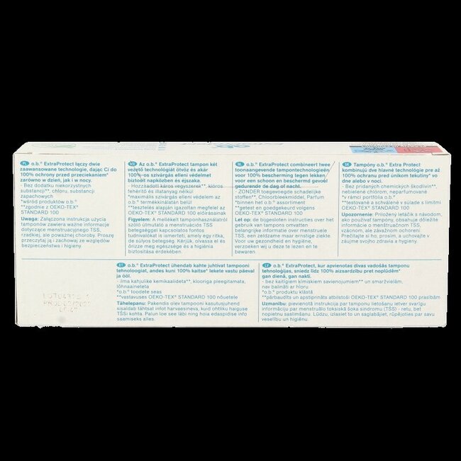 Tampons o.b.® ExtraProtect Super Plus, 16 unités