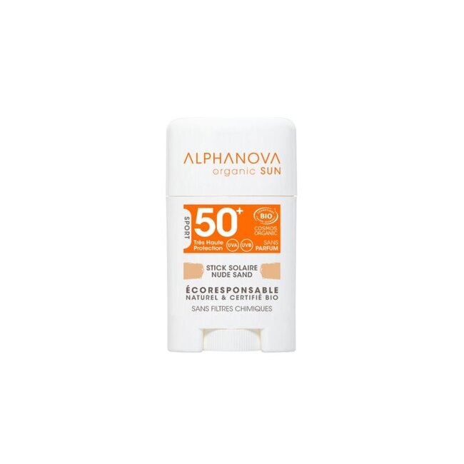 Sun bio SPF50+ face sun stick - beige 12 Gram