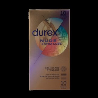 Durex Préservatifs Durex Nude Extra Lubrifiés - 10 unités