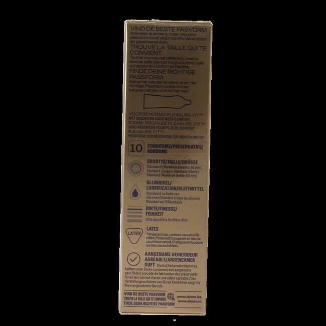 Durex Nude 10 unités