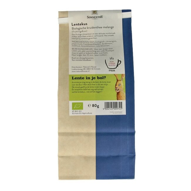 Lentekus losse thee bio 80 Gram