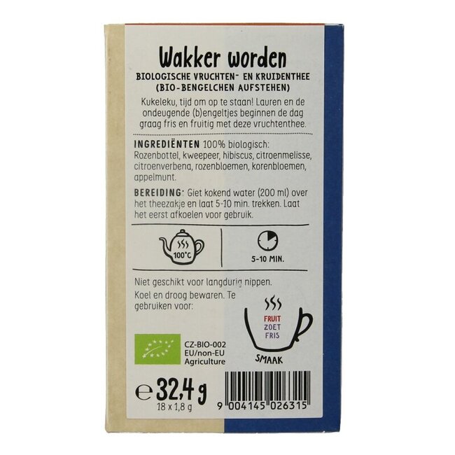 Thé réveil bio 18 sachets