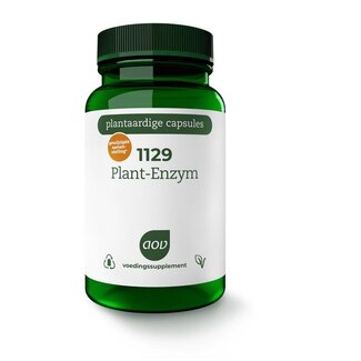 AOV 1129 Plant enzym 60 Vegetarische capsules