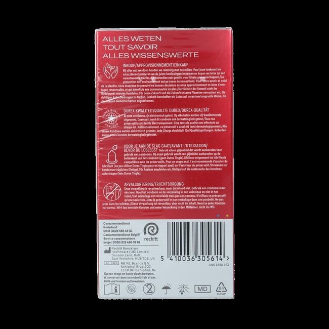 Thin feel extra lube 10 Stuks