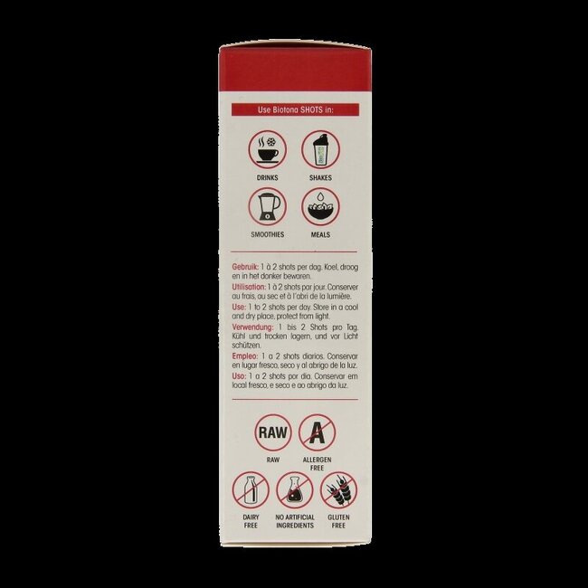 Acerola C 500 shots 2.2 gram bio 20 Stuks