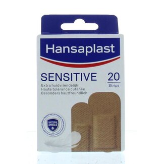Hansaplast Sensitive skintone medium 20 Stuks